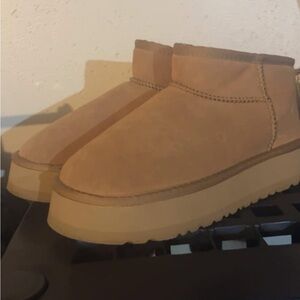 UGG Tan Ankle Boots